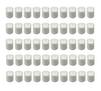50x Friedhofskerzen Blanco Pequeño Vela Tumba Nr.40 Luz Decoración de Lápida