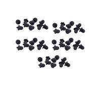 50X Goma Negra 6.35mm Jack de Audio PC PC Toma de MicróFono DVD Cubierta Antipolvo
