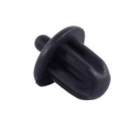 50X Goma Negra 6.35mm Jack de Audio PC PC Toma de MicróFono DVD Cubierta Antipolvo
