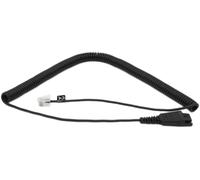 50x Jabra GN Netcom cable espiral para auriculares 0,5 - 2 metros QD a RJ10 8...