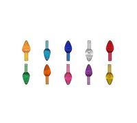 50x MINI Twist Replacement Bullbs for Ceramic Christmas Trees Flame Lights Bulbs