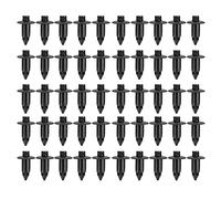 50X Plastic Bike Carenado Panel de Ajuste Clips de SujecióN 6Mm para Negro