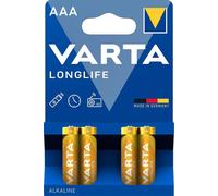 50x Varta Longlife / AAA Micro Batería Alcalina Blister de 4 LR03 MN2400 1,5 V