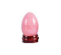 50x35mm Dropshipping Quarzo rosa naturale Uova di giada diaspro rosso Pietra preziosa naturale Uovo di cristallo Guarigione Pietre naturali-Rose_quartz