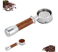 51/58mm Bottomless Portafilter, 58mm Bottomless Coffee Portafilter, Coffee Brewing Replacement for Home Bar Commercial Use, Professional Espresso Accessory (58mm,Three-Spout)