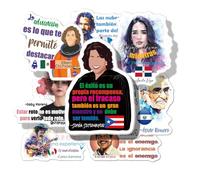 51 calcomanías con citas motivacionales españolas | Recompensa del mes de la herencia hispana para profesores, estudiantes | Pegatinas inspiradoras de incentivo para álbumes de recortes españoles