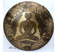 51 cm, 20" Chakra tallado Super sonido Tibetano Templo Curativo Gong de Nepal