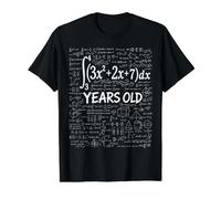 51 Cumpleaños Cálculo Integral Nerd Divertido Camiseta gráfica económica, Hombre, Negro, XL
