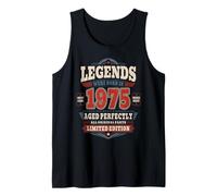 51 Cumpleaños Hombre Regalo Vintage Año 1975 Camiseta sin Mangas