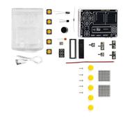 51 MCU: Juego de entrenamiento de soldadura electrónica: consola programable para niños y principiantes, kit de juego de componentes electrónicos