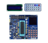 51 Microcontroller Development Board, STC89C52 Placa de desarrollo, placa de sistema de aprendizaje C51 LCD1602 8051 MCU Controller Board