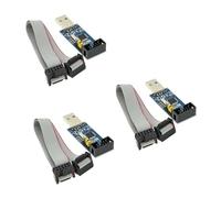 51 USBISP - Herramienta de programación de microcontrolador de velocidad de descarga rápida con cable y programador USBISP de recuperación de sobrecorriente