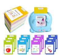 510 Palabras Tarjetas de Aprendizaje Parlantes, Tarjetas Flash Parlantes Francés, Tarjetas educativas para Niños-Azul