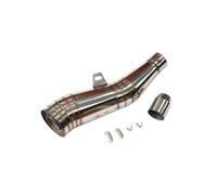 51MM 60.5MM Universal Motorcycle Exhaust Pipe Texture Stainless Steel For Kawasaki Z900 For Ninja400 Z400 For ZX-10R,Replacement Part