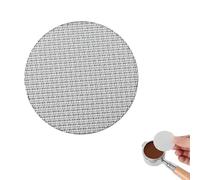 51mm Coffee Portafilter Puck Screen, 1.7mm Thickness Reusable Espresso Puck Screen, 100μm 316 Stainless Steel Coffee Filter Mesh Plate for Espresso Portafilter Filter Basket (51mm)
