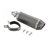 51mm Escape Moto,1.5-2 Pulgadas de Entrada de Escape Slip on,Tubo de Escape Moto para Street Bike Moto Scooter