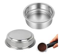 51mm Filtro de Café de Acero Inoxidable 2 Tazas Espresso Cesta Presurizada | Compatible con Filtro Cafetera Cecotec, Portafiltro Cafetera, IMS 51mm, Cesta Filtro Café Desmontable