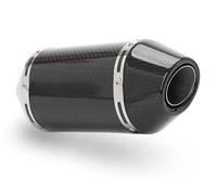 51mm Inlet Motorcycle Accessories Exhaust Pipe Slip-on Full Real Carbon Fiber Para Z750 Z800