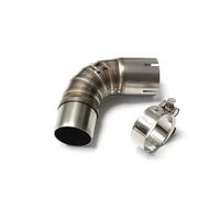 51mm Motorcycle Exhaust Muffler Mid Tube Link Pipe Stainless Steel For Honda For 1000R For CB1000R 2009-2017,Direct Fit