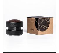 51mm Tamper para Café con Muelle Incorporado, Base de Acero Inoxidable SUS 304 y Mango de Madera de Nogal - Prensado Preciso y Ajustable, Antideslizante, Ideal para Espresso y (53mm)
