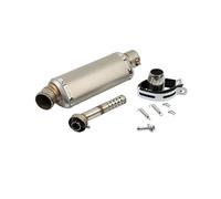 51mm Universal Motorcycle Exhaust Muffler Escape 310 370 440 mm Pipe 100cc-1000cc ATV GP Scooter For fz6 pcx125