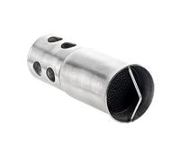 51mm Universal Motorcycle Exhaust Pipe Muffler Silencer Stainless Steel Insert High Performance Noise Eliminator with Removable Baffle for Motorcycle modification (1)