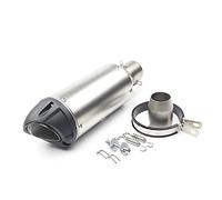 51mm Universal Para Z900 Para CBR650 Para CBR1000RR Para CB400 YZF Silenciador Tubo Escape Motocicleta Tubo Silenciador Extremo Escape AJOHBM(5)