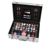 51pc Neceser Maquillaje Llevar Caja Viaje Cosmética Belleza Grande Estuche Vegan