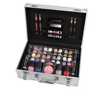 51pc Neceser Maquillaje Llevar Caja Viaje Cosmética Belleza Grande Estuche Vegan