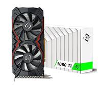 51RISC Tarjeta gráfica GeForce GTX 1660 Ti, tarjeta de video GDDR6 de 6 GB de 192 bits para juegos GPU PCIe 3.0 x16 DP HDMI DVI 1080P 2K Game PC Card 1660ti 4K 8K Display (GTX 1660 Ti - Rojo)