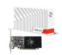 51RISC Tarjeta gráfica GT 1030, tarjeta de video SFF GDDR5 de perfil bajo de 2 GB para juegos de oficina, visualización de video 4K, tarjeta gráfica LP (GT 1030 GDDR5 2G perfil bajo)