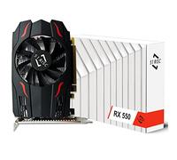 51RISC Tarjeta gráfica Radeon RX 550, 4 GB GDDR5 128 bits DirectX 12 PCI Express 3.0 DP/HDMI/DVI-D ATX/ITX tarjeta de video para juegos de computadora tarjeta de visualización 4K