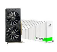 51RISC Tarjeta gráfica Radeon RX 590 GME, 2304SP 8GB GDDR5 256bit PCIe 3.0 × 16 1340MHz Base Clock Gaming Tarjeta de video (Radeon RX 590 GME)