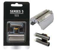 51S - Cabezal de casete de aluminio para afeitadora B-raun Series 5 510, 530, 540, 550, 550s-3, 550s-4, 550cc, 550cc-4, 560, 560s-3, 560s-4, 565cc