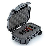 52 Dry Box Funda protectora con espuma Pick & Pluck - Seguro de viaje / Mil Spec / Impermeable / Fabricado en Estados Unidos - para pistolas, cámaras, teléfonos, camping, pesca, senderismo, viajes, deportes acuáticos, cuchillos (negro)