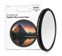 52 mm multicapa ultravioleta Digital de alta resolución de Pro Series filtro para Pentax smc DA 50 mm f/1,8 lente, Pentax DA 18 - 55 mm f/3,5 - 5,6 AL WR zoom