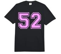 52 Número Cincuenta y Dos Deportes Varsity College Girl Matching Comfort Colors Adult Heavyweight T-Shirt