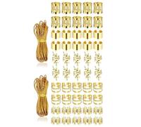 52 piezas de conectores de pelo de aleación, anillos de pelo profesionales, accesorios unisex para el cabello