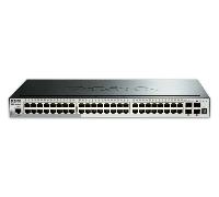 52-port smart switch gigabit stackable 4x sf p+