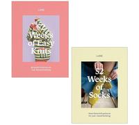 52 Weeks of Easy Knits, 52 Weeks of Socks Vol. II By Laine 2 Books Collection Set
