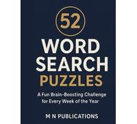 52 Word Search Challenges: Fun Brain-Boosting Word Search Book
