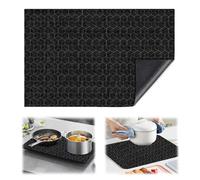 52 x 78 cm Alfombrilla Protectora para Cocina de Inducción, Tapete Silicona Inducción, -40°C~240°C, Fácil de limpiar, No entrar en contacto con una llama abierta