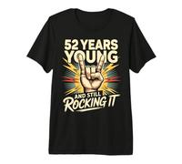 52 Years and Still Rocking 52 años cumpleaños de 52 años Camiseta Premium