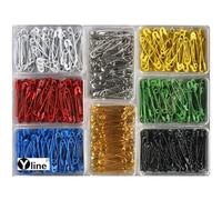 520 imperdibles - Surtido Colores 28 mm, Seguridad de aguja Agujas, 3039
