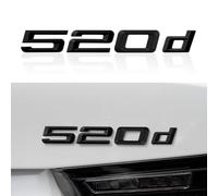 520d Auto Número Letras Palabra Emblemas de maletero ABS Insignia Pegatina Carta Tronco Tapa Compatible con Accesorios de Decoración BMW