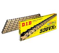520VX3G&B-116 CADENA DE ORO (116 ESLABONES) X-RING (ABIERTA + CIERRE)