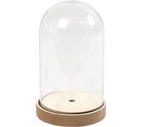 52163 - Tarro con soporte de madera (18 x 11 cm)
