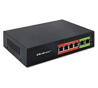 52289 Ethernet Switch IEC C13,hembra RJ45 x6 negro 100m QOLTEC