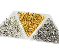525stk. Metal perlas 5 mm metal Spacer, entre piezas, redondo, Plata, Oro, Plata Envejecida, entre perlas, joyas notebook para joyería