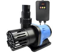 5280GPH 130W DC 36V 22.9ft Bomba de Estanque de Retorno CHS-20000 Controlador de Funcionamiento en Línea para Acuicultura Oxigenación, Granja Koi, Piscicultura y Cría de Camarones Garantía-3Año